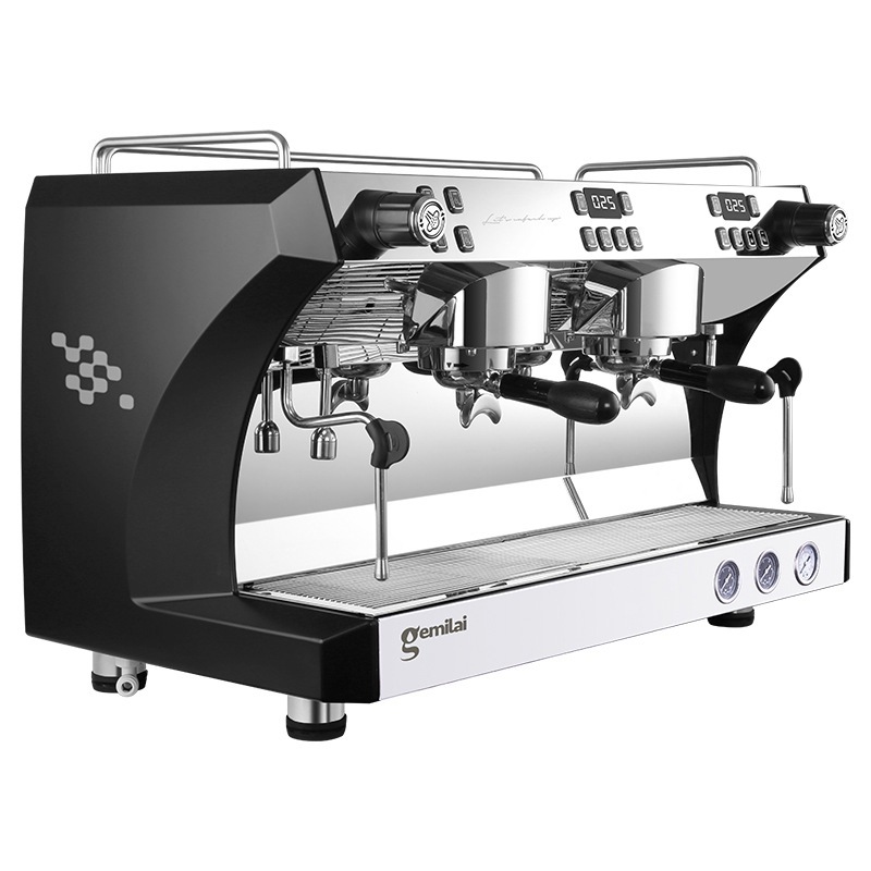 Máquina de café semiautomática comercial de dos cabezas 9bar extracción de alta presión máquina de café italiano