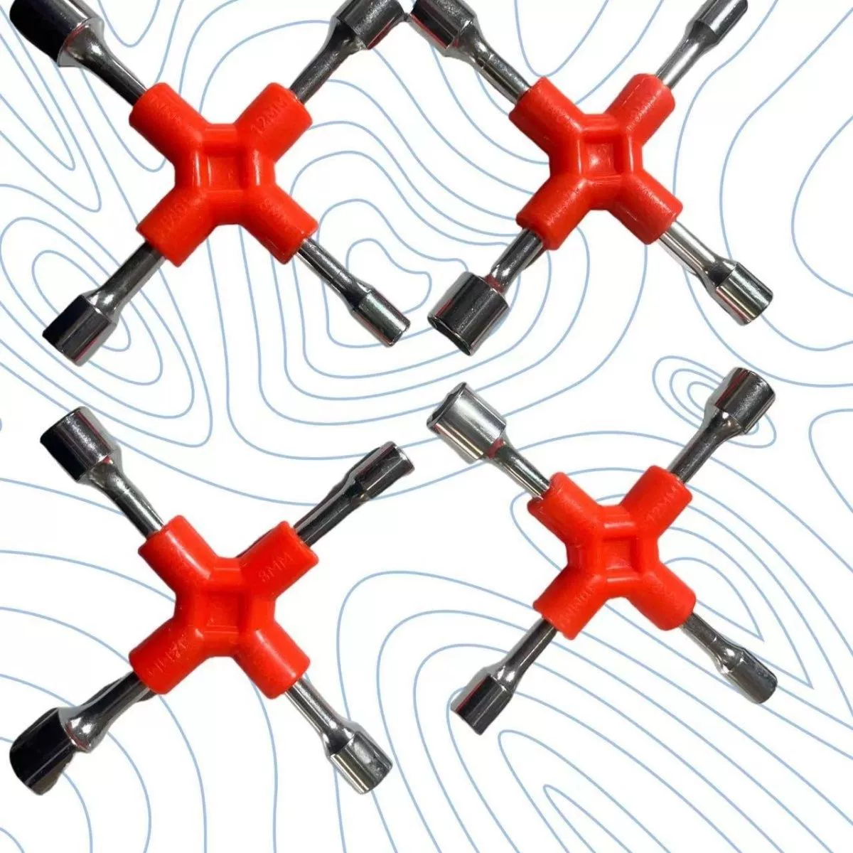 Трехзубчатый внешний шестигранный инструмент, инструмент для ремонта велосипеда, 8/9/10MMy, внутренний шестигранный ключ, бытовой ключ