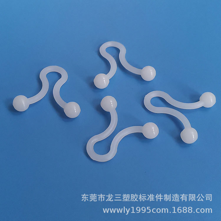 龙三塑胶厂供应 尼龙电线束线环理线环T5束线器白色纽扣环