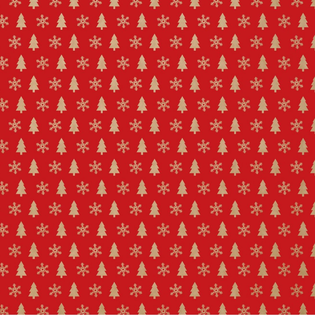 레드 크리스마스 트리 눈송이