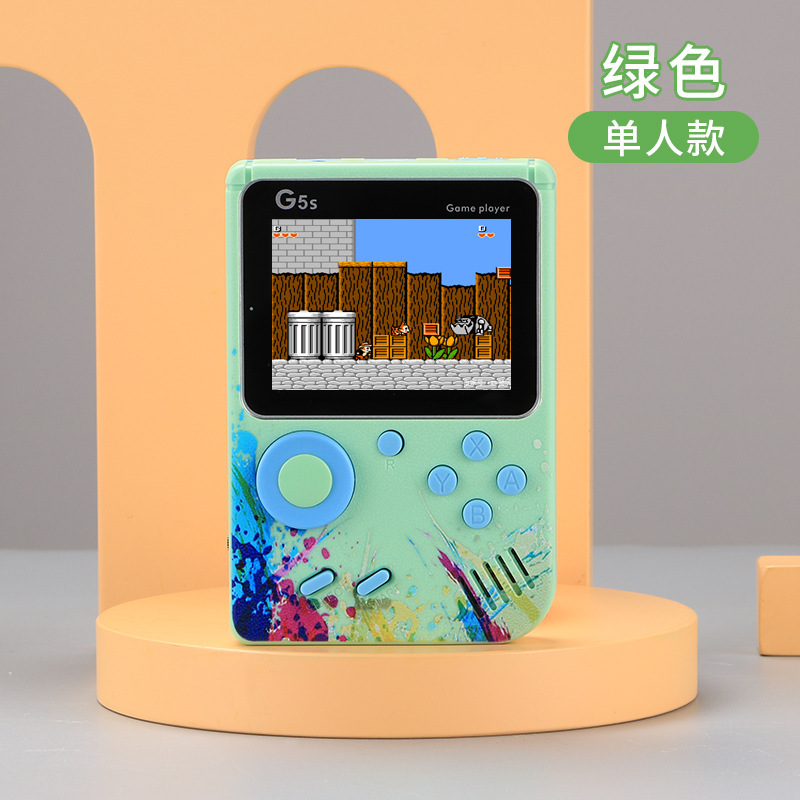 G5s 携帯ゲーム機 500-in-1 クラシックゲーム ダブルレトロおもちゃ 子供用 ノスタルジックなクロスボーダー携帯ゲーム機|undefined