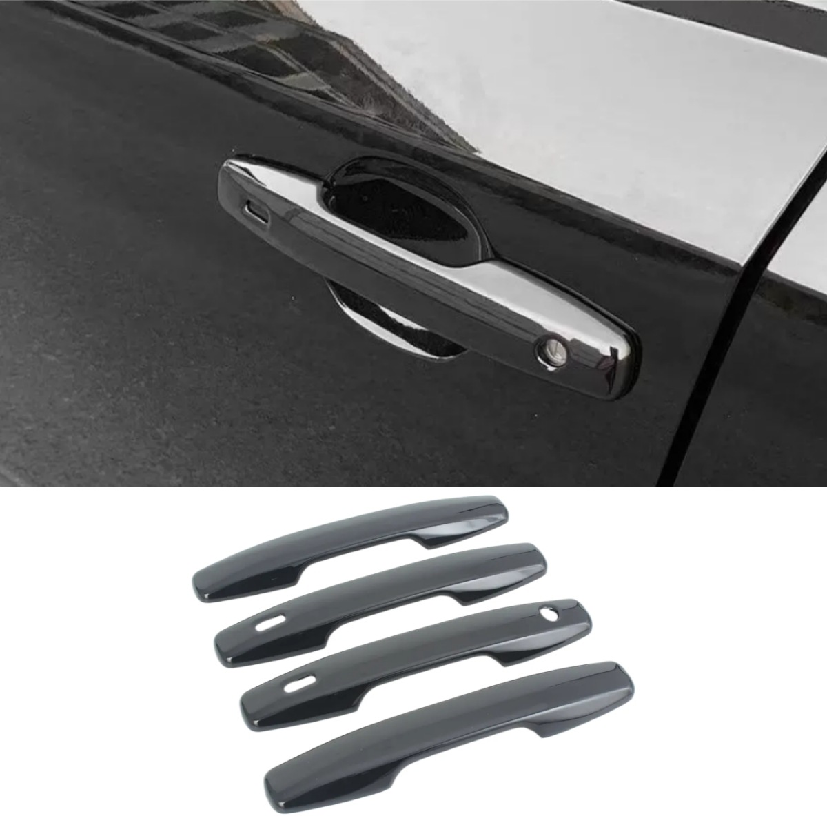 Suitable for Toyota Rav4 26 Models: Rearview Mirror, Fog Light Cover, Corner Protector, Rear Wing Side Cover, Rear Trim Strip