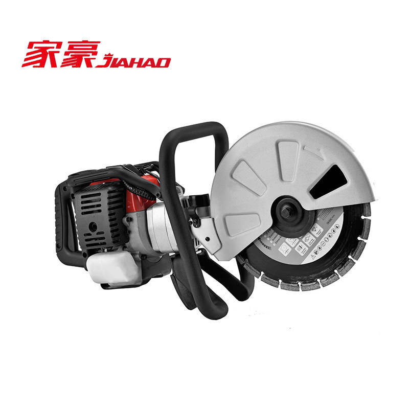 家豪JH-350手提汽油切割锯带轮子52CC消防切割救援破拆工具