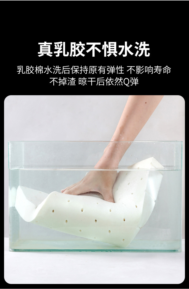 Car trunk inflatable latex mattress, rear seat sleeping pad, SUV long-distance self-driving sleeping tool