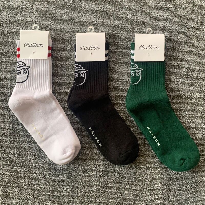 Golf Socks Men's and Women's Mid-Calf Socks Spring New Outdoor Leisure Sports Socks Golf