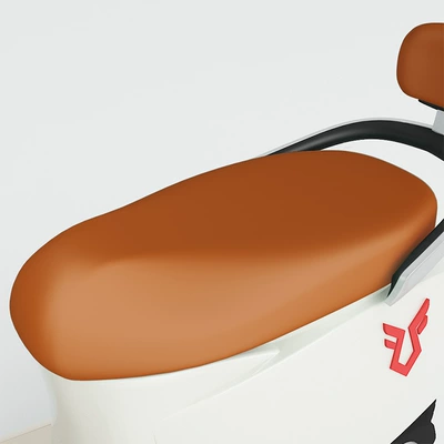 Motorcycle cushion: Pedal Elastic Leather Cover, Universal for - brown-small