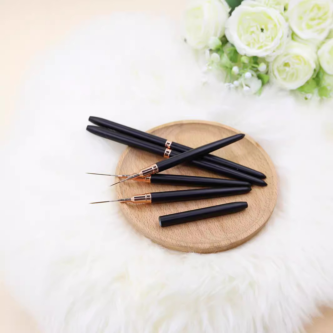 Salón de uñas recomendado dibujo de uñas pluma traje gancho dibujo línea pintura salón de uñas ventas directas de la fábrica especial