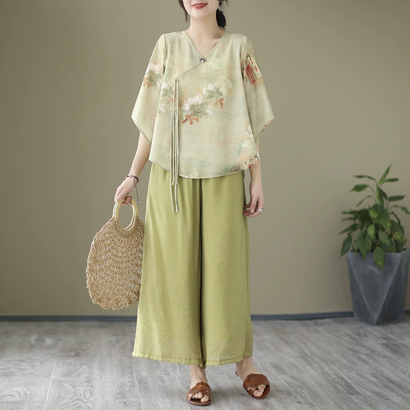 Китайский стиль набор чая ретро новый китайский улучшенный китайский костюм cheongsam костюм