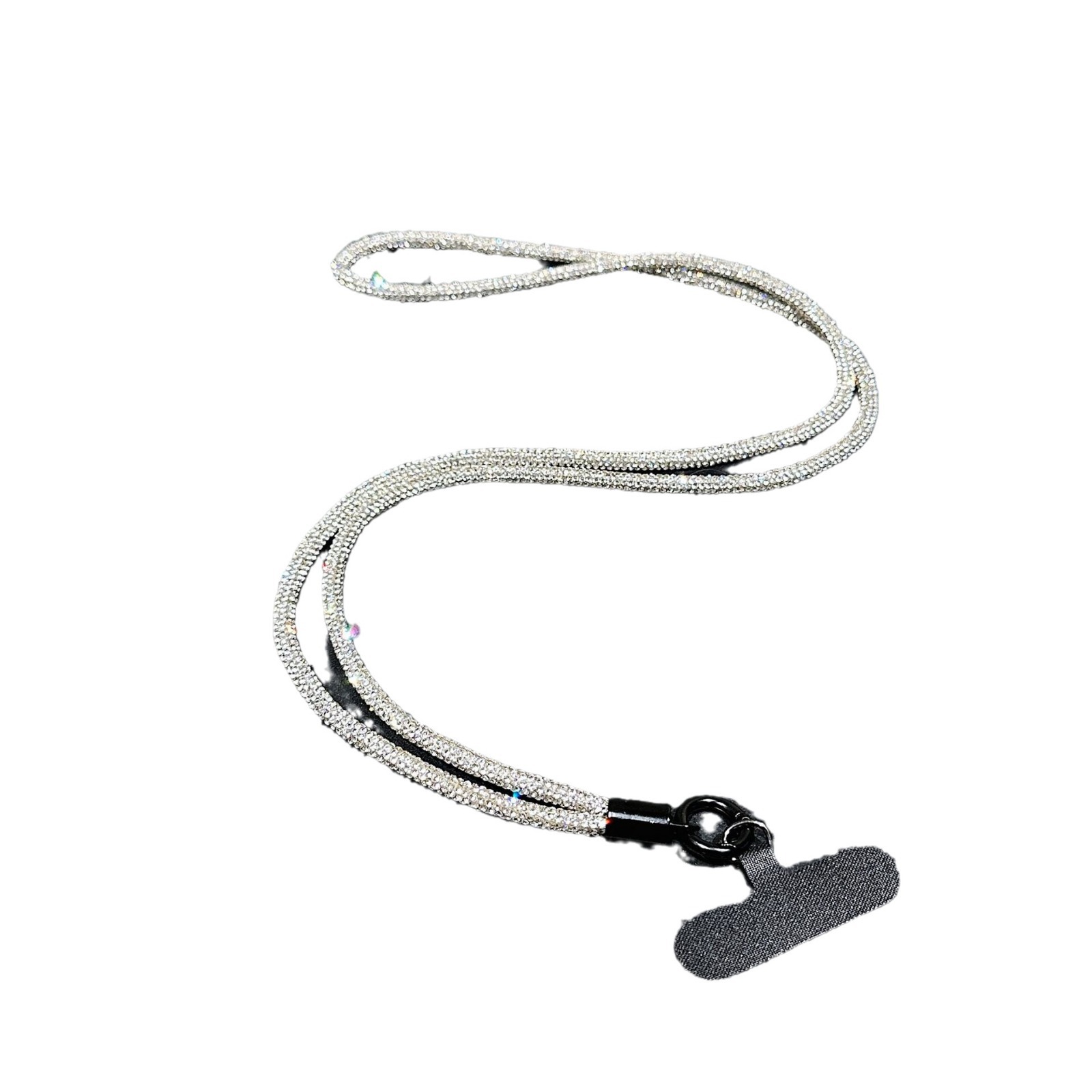 Lujo ligero color diamante de lujo brazalete larga cuerda de teléfono móvil colgante colgante de alta calidad colgante duradero