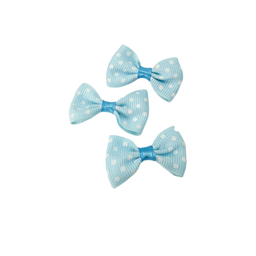 Threaded with polka dot bow tie bow tie DIY handmade children hair clip hair ribbon clothing shoes hats accessories decoration components