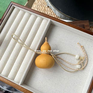 Net Bag Gourd Wen Play Handlehold Women's National Style Hand Twisted Bag Hanging Ornaments Car Accessories Ornaments Mini Natural