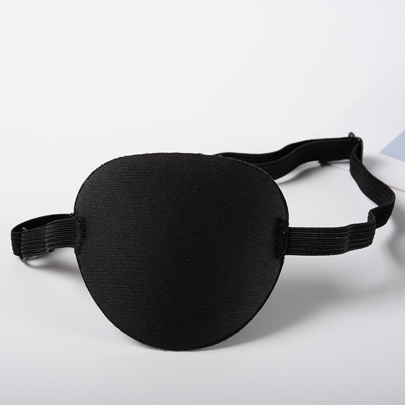 弱い斜視や乱視を和らげる大人と子供の海賊 3D 単眼アイマスク、遮光トレーニング用の片目アイマスク、クロスボーダー卸売|undefined