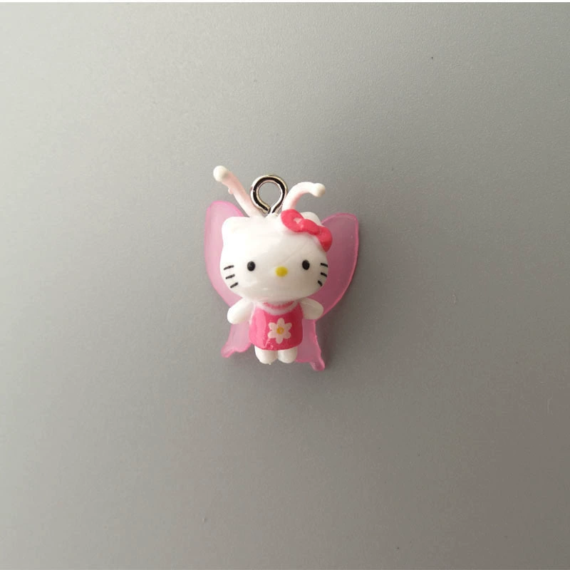 Hello Kitty, маленькая мини-фигура, подвеска, handmade