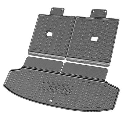 Trunk Mat, Special Car Tpe - 2025-2026-changan-cs75pro-seven-seats-suitcarbon-fiber-pattern-flat-lay-delivery