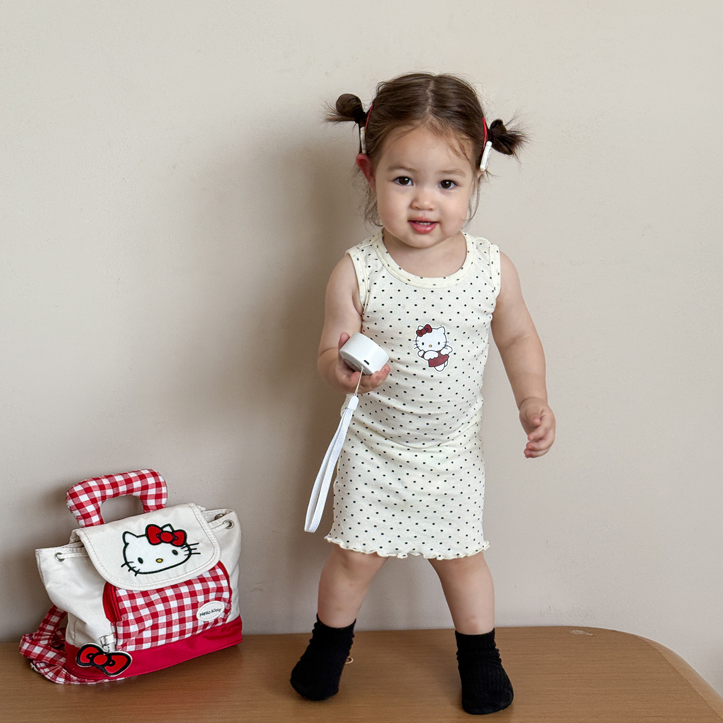 Cane Pear Children's Clothing Girls Dress Summer 2025 New Children's Cartoon Vest Princess Dress Baby Girl Dress