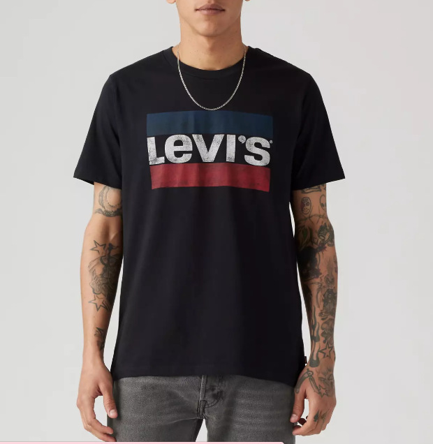 2025欧米ファッションクロスボーダー夏新作トレンドLevi「s高品質男女同モデルtシャツプリント|undefined