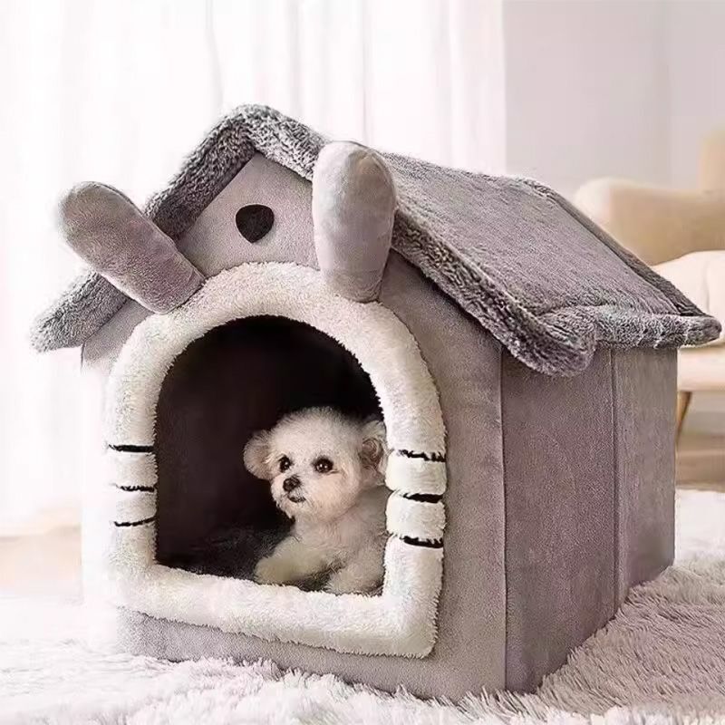 オールシーズン対応の猫小屋と犬小屋、半密閉型安全ハウス、冬は暖かい、猫は凍結防止、汚れ防止、取り外し可能、洗濯可能、組み立て可能|undefined