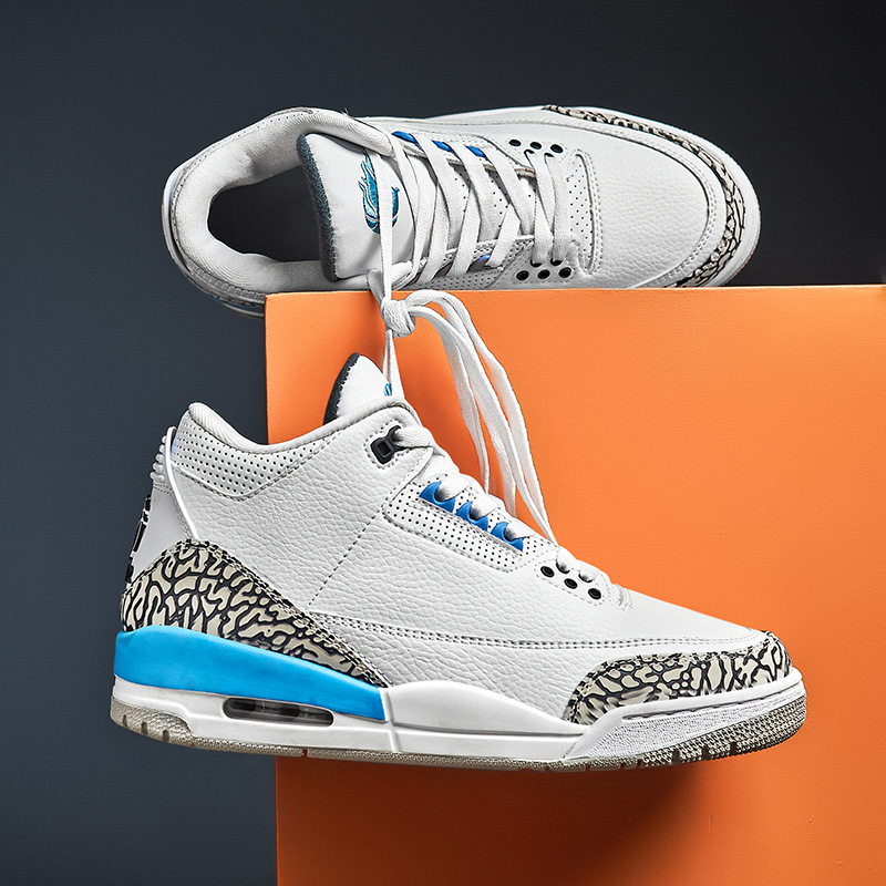 Putian fábrica al por mayor zapatos de los hombres populares zapatos de las mujeres zapatos corrientes puro original AJ3 baloncesto zapatos pareja casual zapatilla de deporte