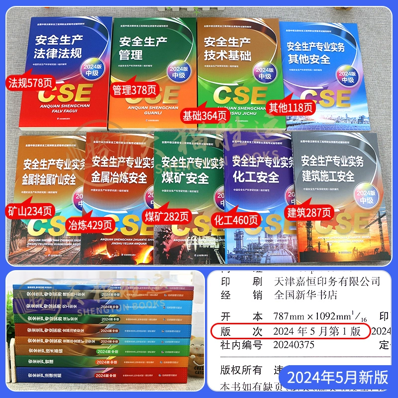 Emergency Management Press Intermediate Registered Safety Engineer Engineer Preparation 2025 Official Textbook Annotation