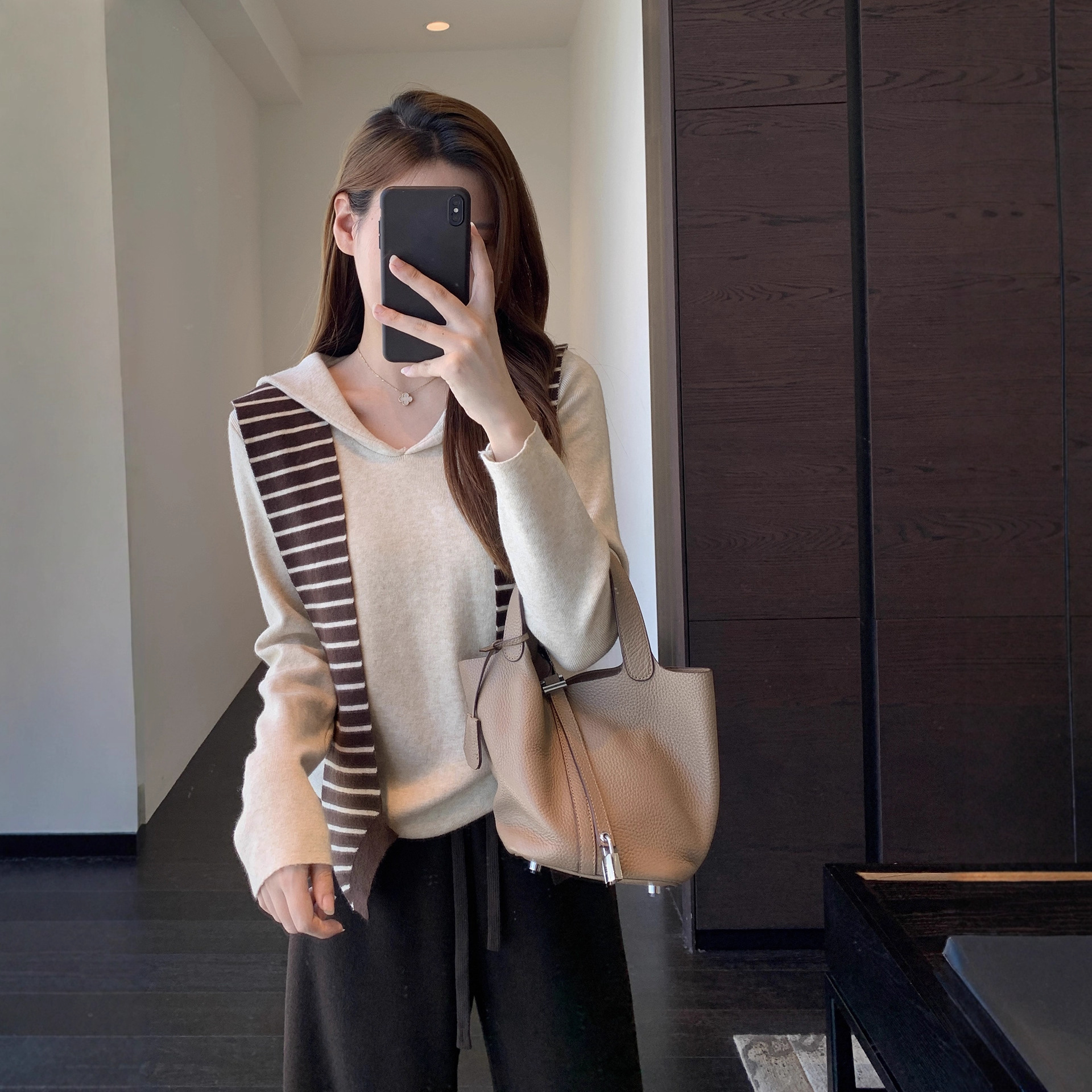 设计感小众 减龄洋气披肩两件套针织衫毛衣女上衣25秋冬新G101716