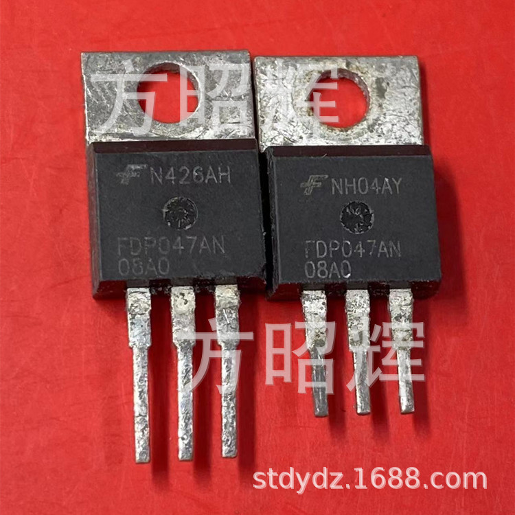 低价热卖拆机场效应管FDP047AN08  75V80A 4.7毫欧 电脑测好发货