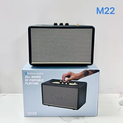 ヨーロッパバージョンのマスポール Bluetooth スピーカーハイエンドレトロ木箱 m22 デスクトップロックレトロ大型オーディオ ACTON3