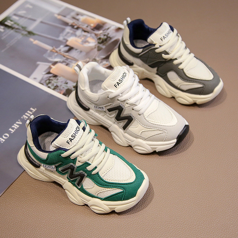 Children's neon thin sneakers for boys