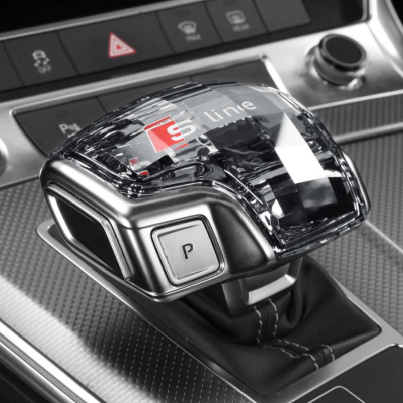 Adecuado para audi crystal gear A4L/A5/A6L/A7/Q5L/Q7 accesorios de modificación interior del coche cabeza del engranaje