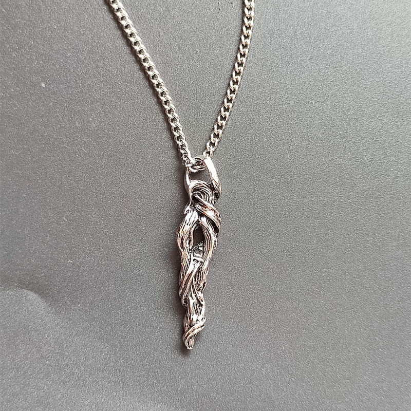 Floating Wood Pendant Necklace Personalized Hip Hop Jewelry_voghion.com