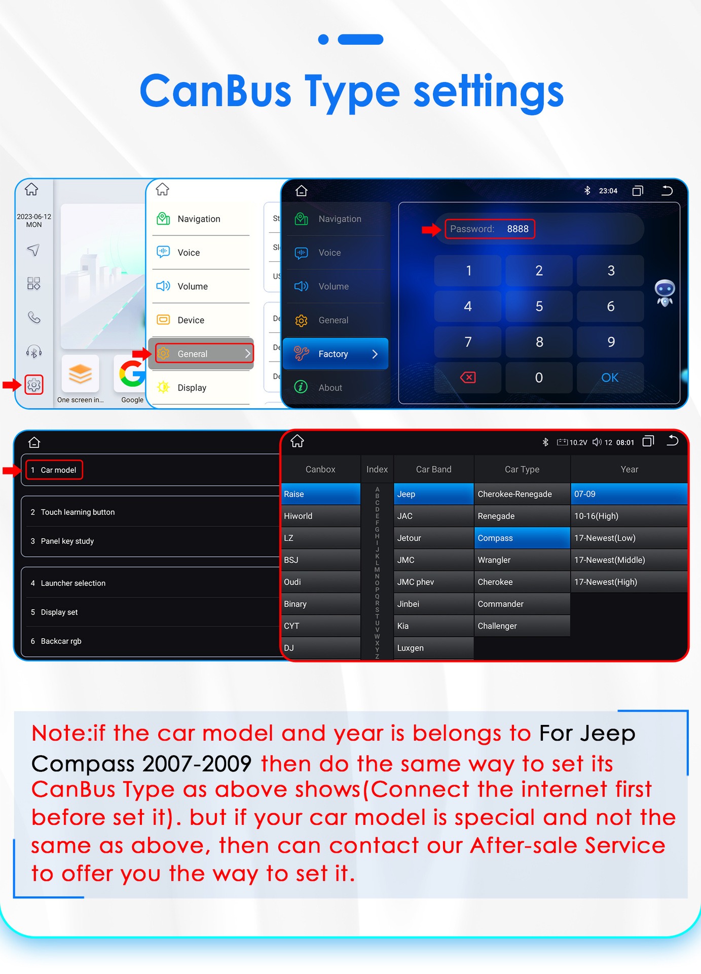 Suitable for Jeep Compass 07-09 Car Android Large-Screen Navigation System Gps All-In-One Device