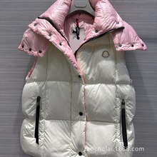 AW60657  韩版时尚少女减龄百搭宽松保暖连帽面包羽绒马甲外套冬