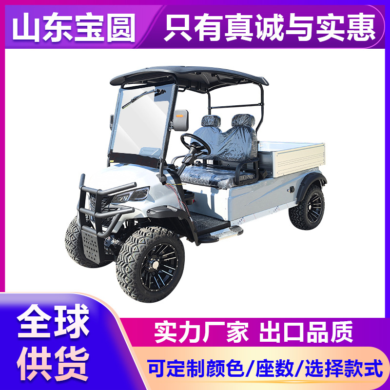 Golf Cart Hotel Shuttle Foreign Trade Supply 4-Seater 6-Seater Resort Scenic Spot Tourist Electric Sightseeing Car