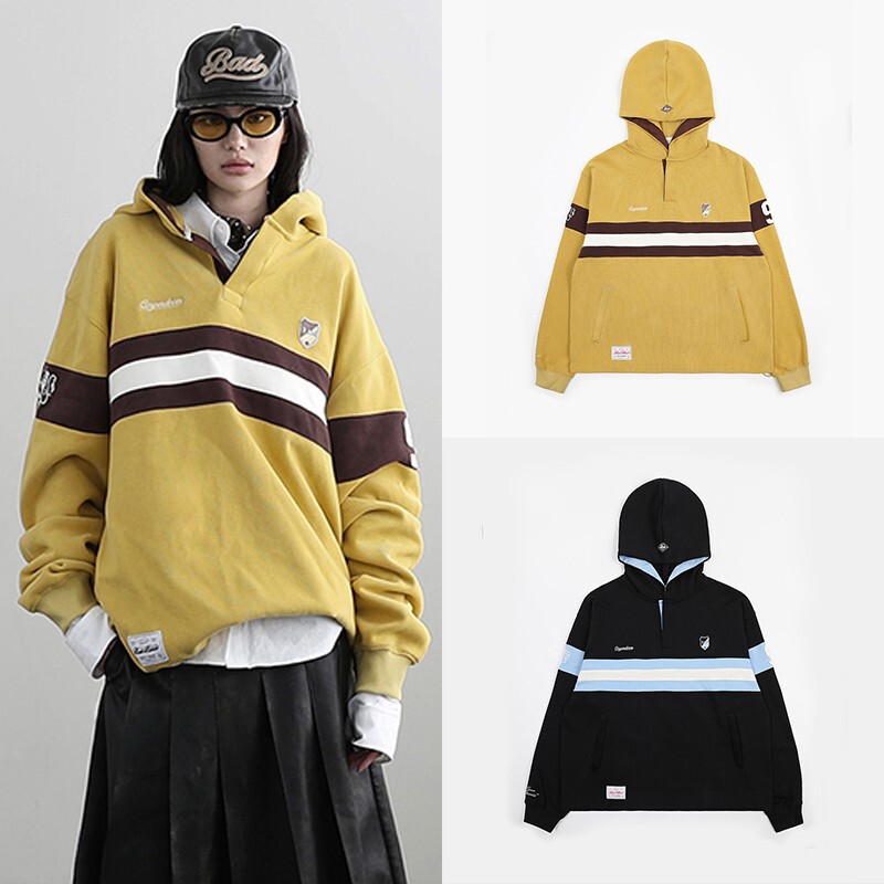 Korean Badblood Bcac Series American Retro Hooded Sweatshirt Design Niche Sexy Loose Jacket