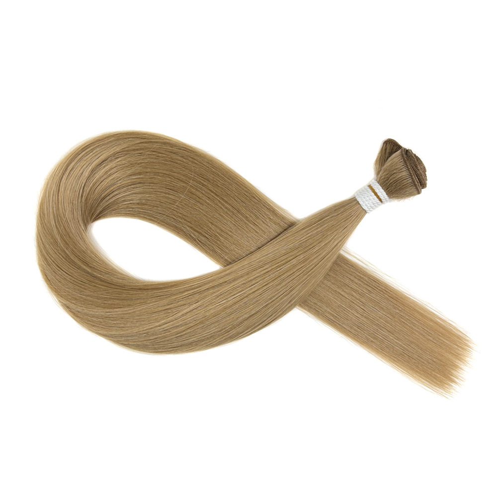 Europa, América y África transfronterizos Synthetic Straight Hair Bundle peluca recta extensión de cabello cortina