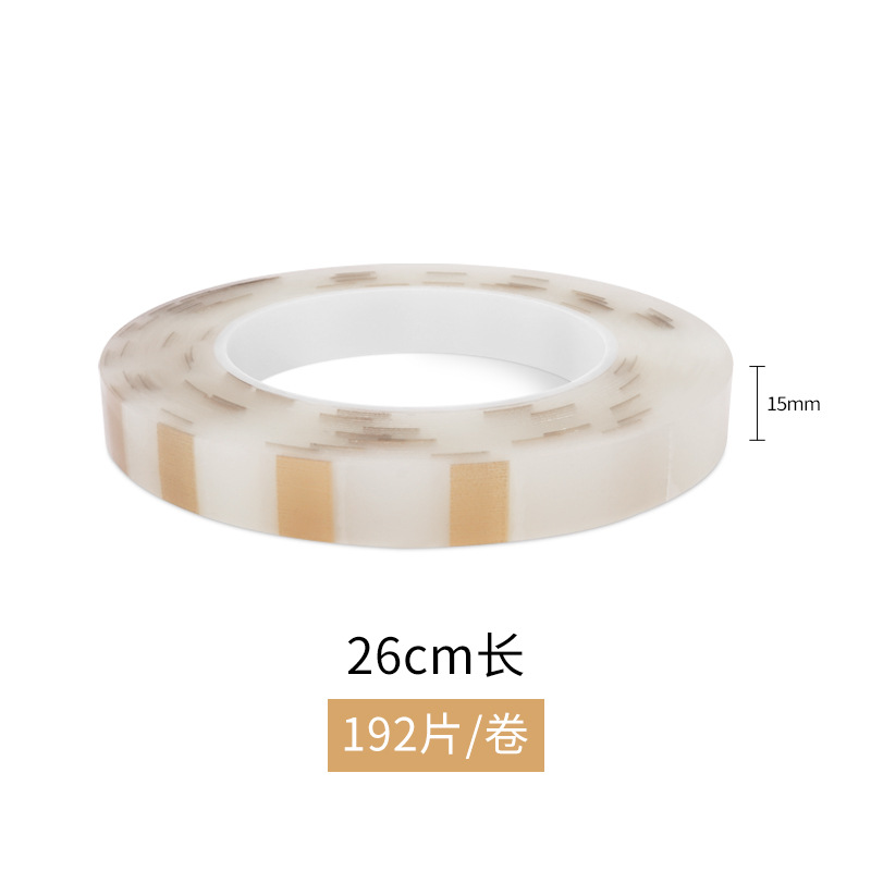 Segmento de punto cinta de sellado Cubo de hornear galleta sellado diario cinta adhesiva no residual de hierro puede punto romper cinta de embalaje