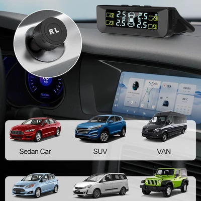 monitor with color screen and digital: Tire pressure monitoring system