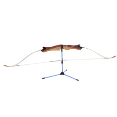 玻纖反曲弓架 傳統美獵直拉弓箭通用彩色三角穩固支撐架 射箭器材