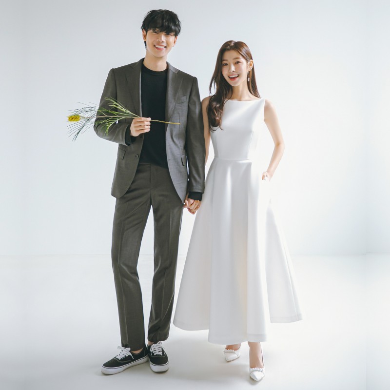 2026 New Cross-Border Light Wedding Dress, Simple Travel Photography Dress, Wedding Registration Dress, Photo Shoot Elegant Dress Wholesale