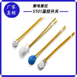 厂家直供纽扣式温控开关热保护器S01小型电机圆形温控器S01保护器