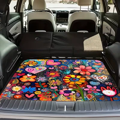 Square Rubber Floor Mat for: Avtomobil döşəmə paspasları - 6-75100