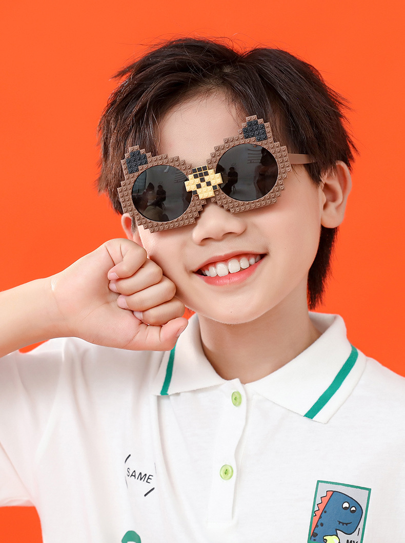 Cartoon Style Cute Cat Ears Pc Special-shaped Mirror Full Frame Kids Sunglasses display picture 1