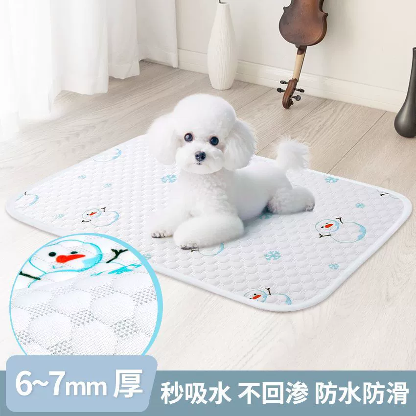 3D Ice Doudou подгузник для домашних животных, летняя подушка с принтом снеговика, подстилка для клетки для домашних животных, водонепроницаемая дышащая охлаждающая подушка, спальный коврик для собак и кошек