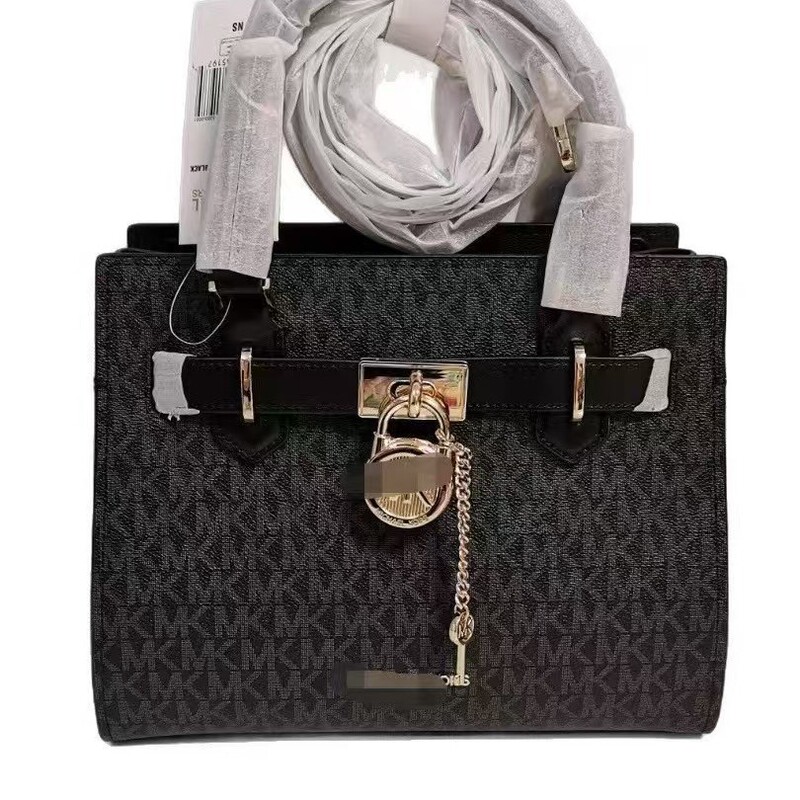 New Mk Lock Bag Mini/Small Classic Presbyopic Tote Bag Crossbody Women's Bag Drop Shipping