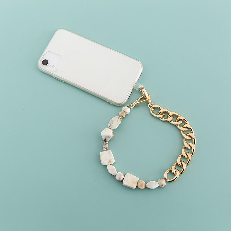 37g Weight Bag Chain Bag Accessories Type 1 Piece Quantity Daily, Street Occasion Acrylic Material Geometric Pattern Bohemian, Simple Style Style 1 Piece Acrylic Geometric Bag Chain 3