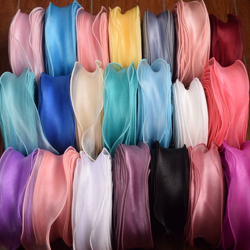 5.5cm wave fishtail copy edge ribbon ribbon diy hair accessories Bow shoe flower material gift flower packaging belt 5.5cm wave fishtail copy edge ribbon ribbon diy hair accessories Bow shoe flower material gift flower packaging belt