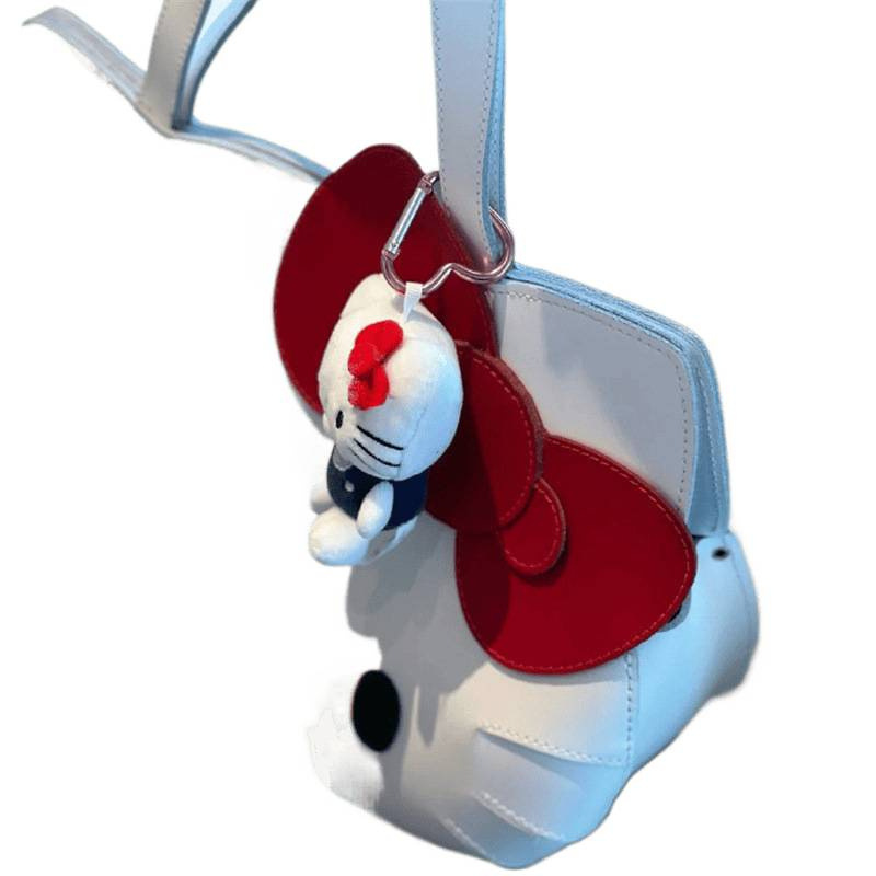 Bolso de dibujos animados lindos bolso de hombro arco Kitty bolso de gimnasio portátil bolso de viaje sin envío al por mayor