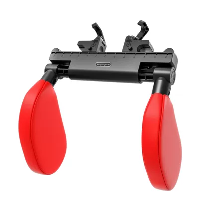 5 cross-border memory foam car: Headrest - a10h-with-double-hook-red