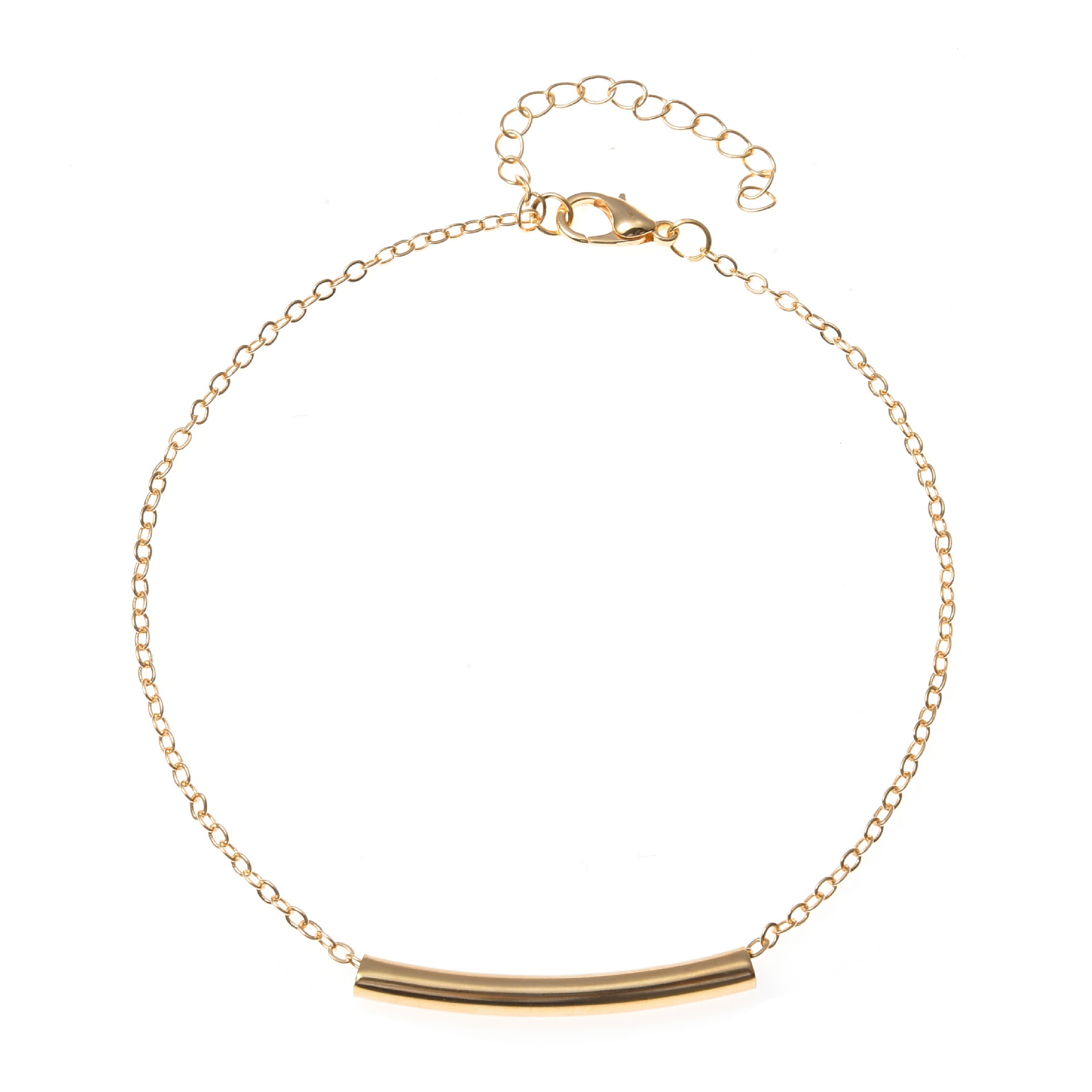 Style Simple Géométrique Alliage Placage Bracelet De Cheville display picture 5