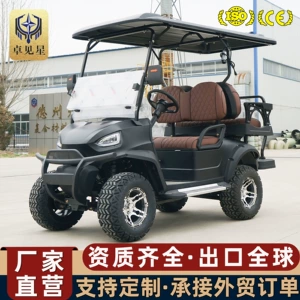 Electric Golf Cart 4-Seater Golf Course Accommodation Hotel Reception Shuttle Bus Tourist Attraction Sightseeing Vehicle