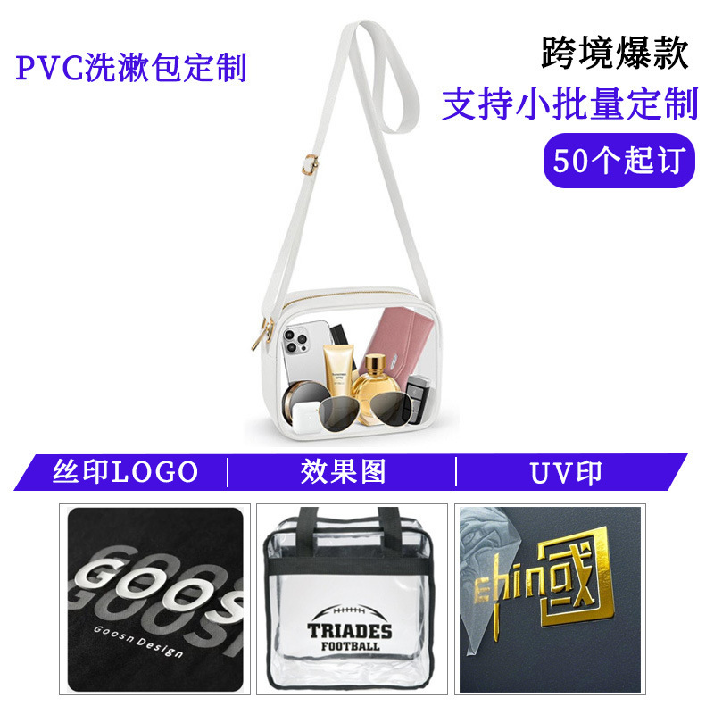 Cross-Border Amazon Hot-Selling Transparent Pvc Crossbody Bag, Shoulder Bag, Waterproof Stadium-Approved Concert Security Bag Cross-Border Amazon Hot-Selling Transparent Pvc Crossbody Bag, Shoulder Bag, Waterproof Stadium-Approved Concert Security Bag